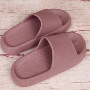 Dusty pink foam slides!